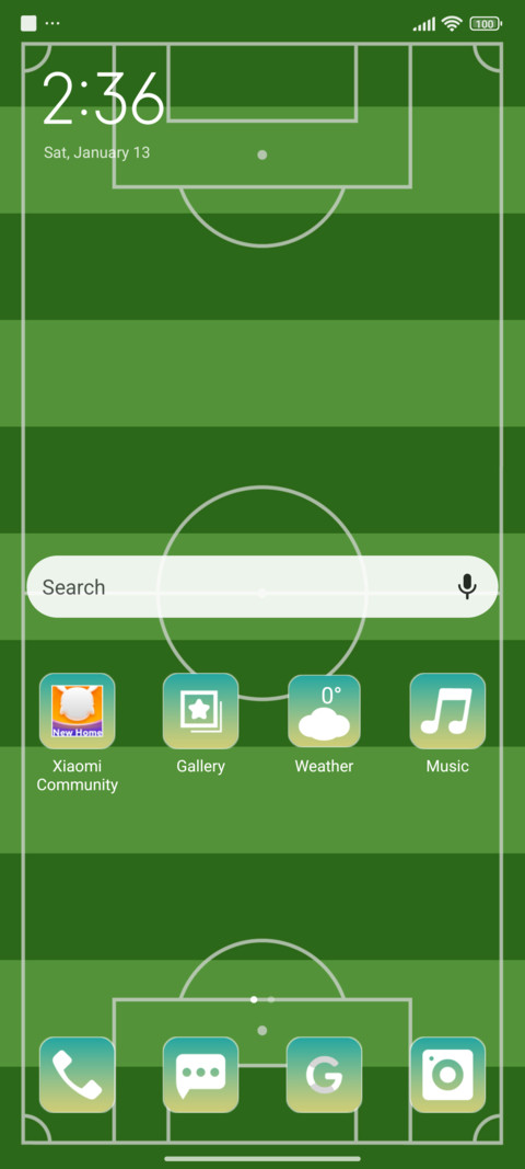 Football game screenshot