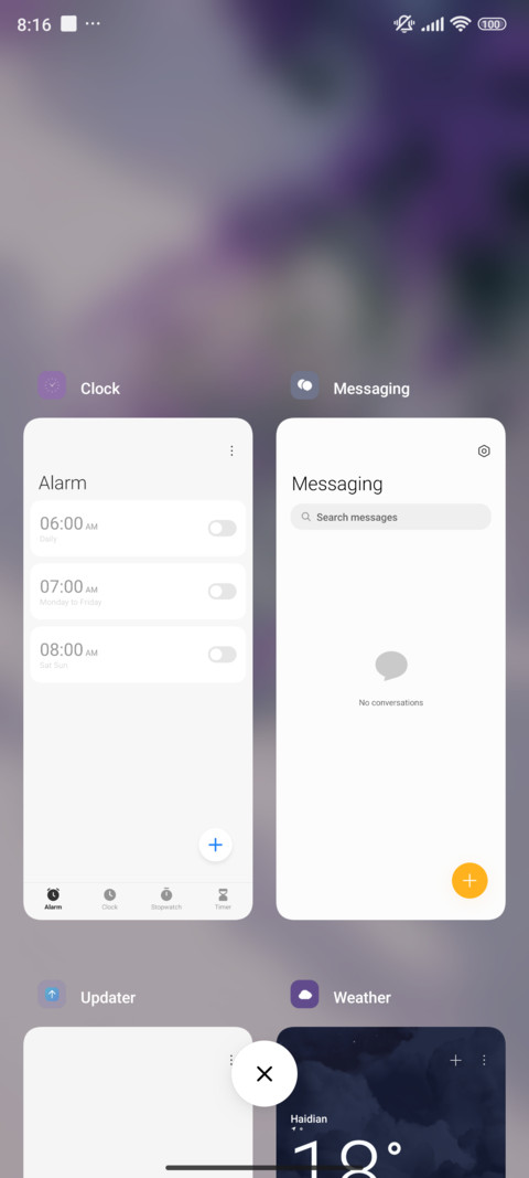 Purple screenshot