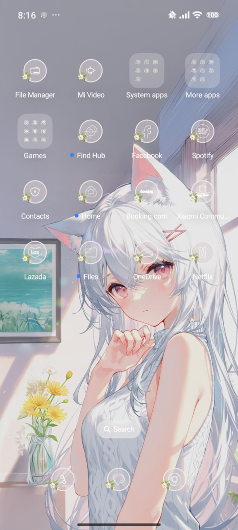Cute cat ears screenshot