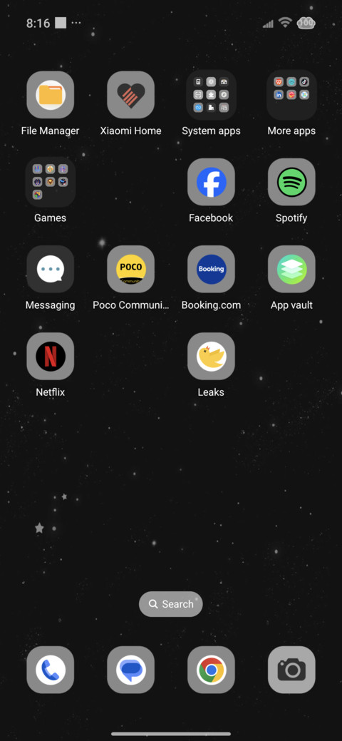 Dark calm waves screenshot
