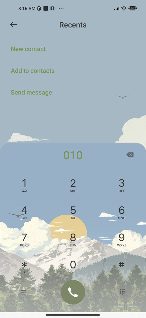Sunrise screenshot