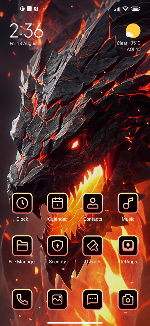 fiery dragon screenshot