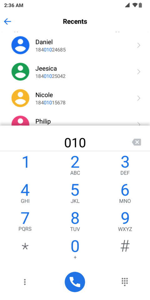 Stock Android Pie screenshot