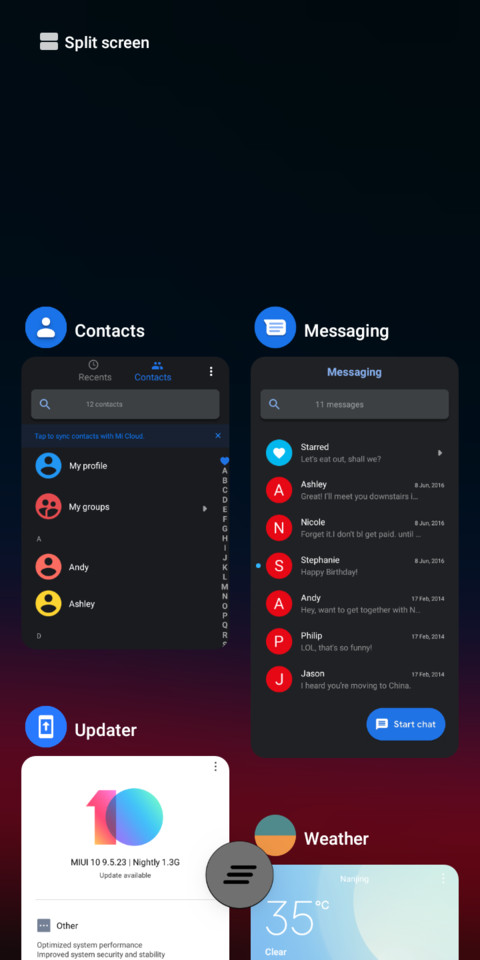 X Android 10 Q  Night Mode _DWM19 screenshot