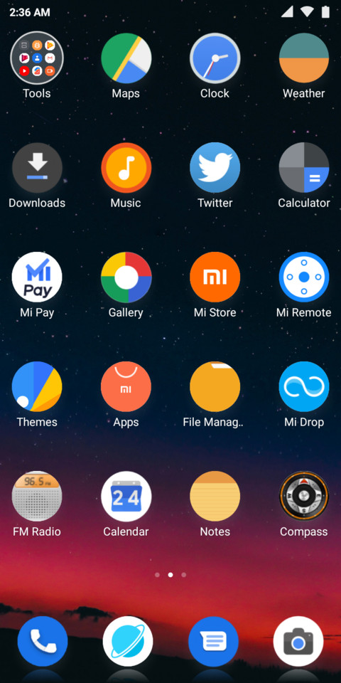 X Android 10 Q  Night Mode _DWM19 screenshot