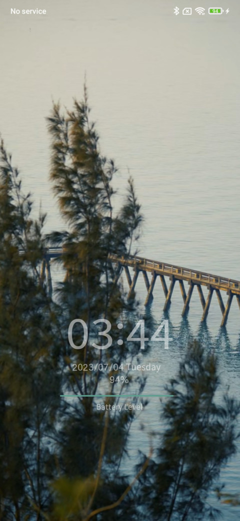 Sea bridge forest screenshot