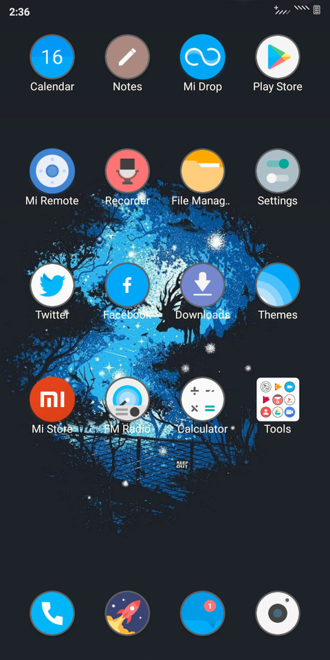 Shine Blue screenshot