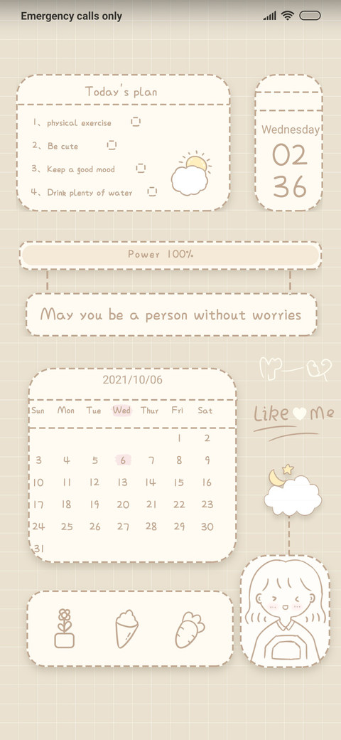 Today's plan screenshot