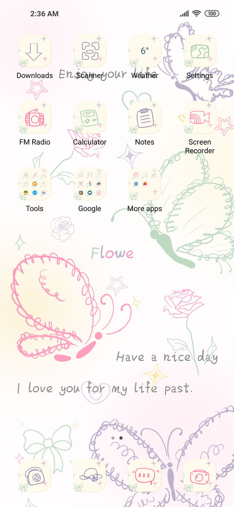 Colorful Butterfly screenshot