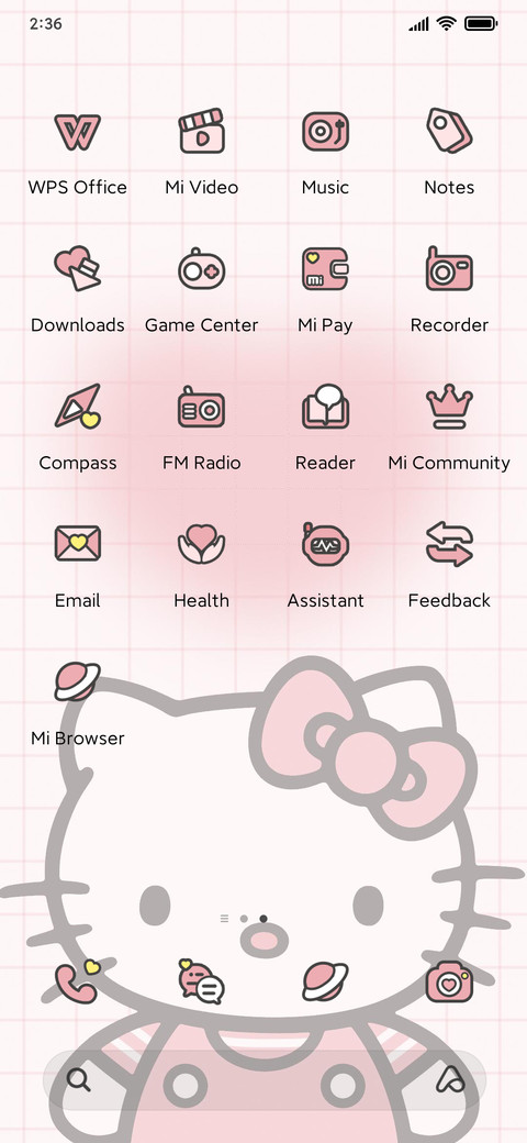 Hello Kitty mood screenshot