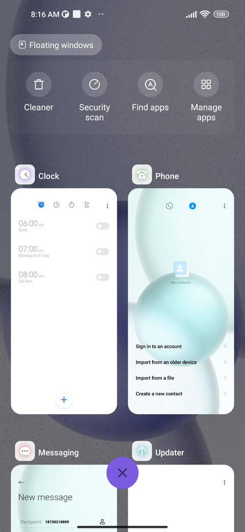 Jelly UI screenshot