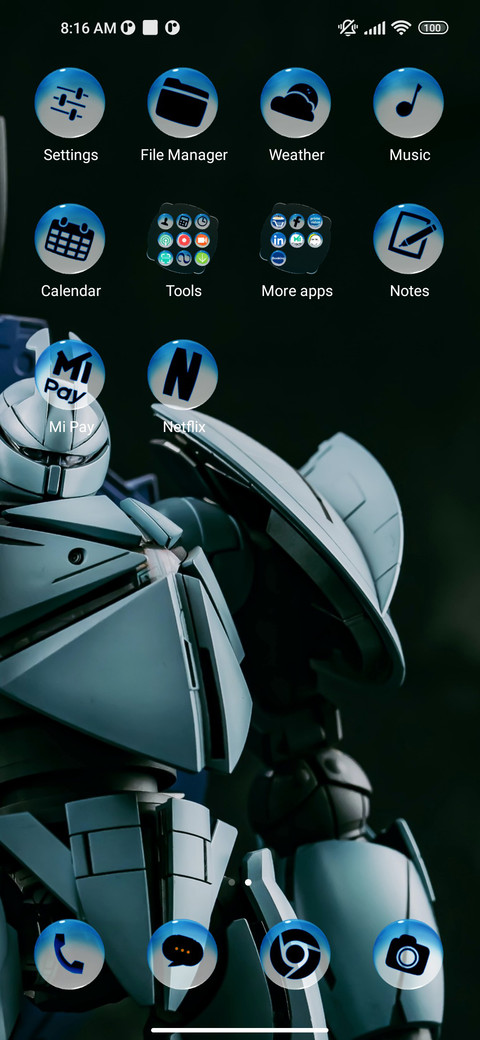 Mecha fresh screenshot