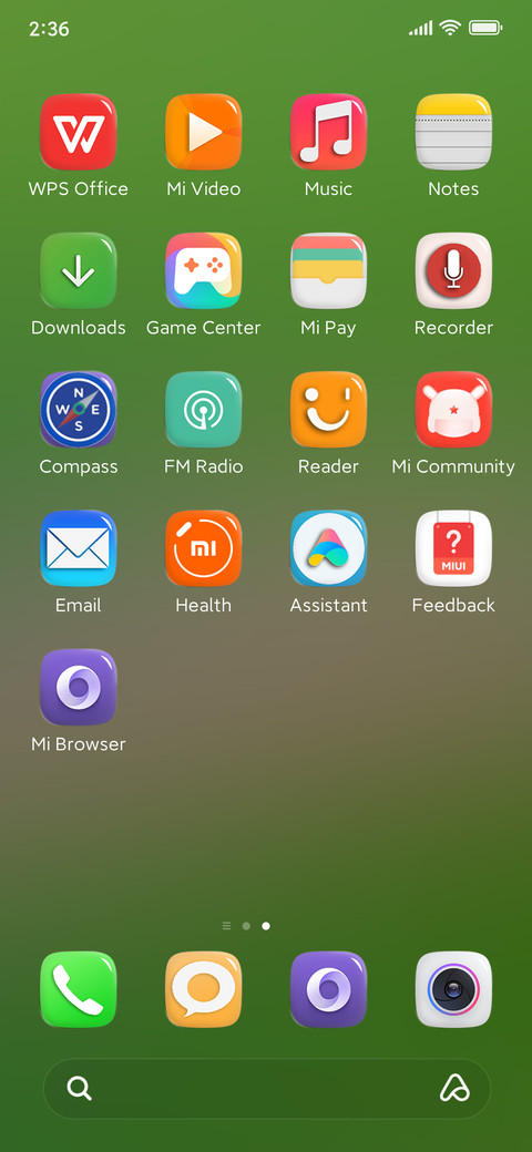 Global 5x7 Layout screenshot