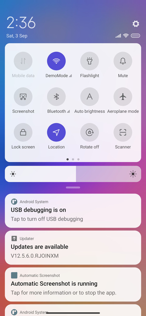 Colorful Gradient screenshot
