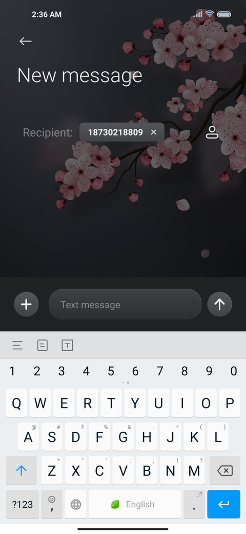Cherry blossoms screenshot