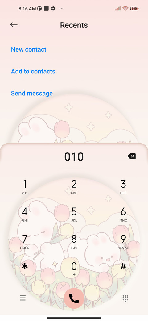 Rabbit tulip screenshot