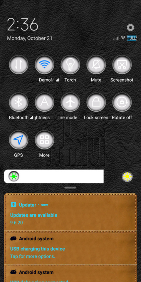 Leather Black screenshot