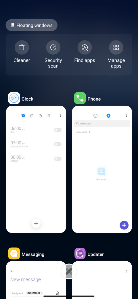 Animation UI screenshot
