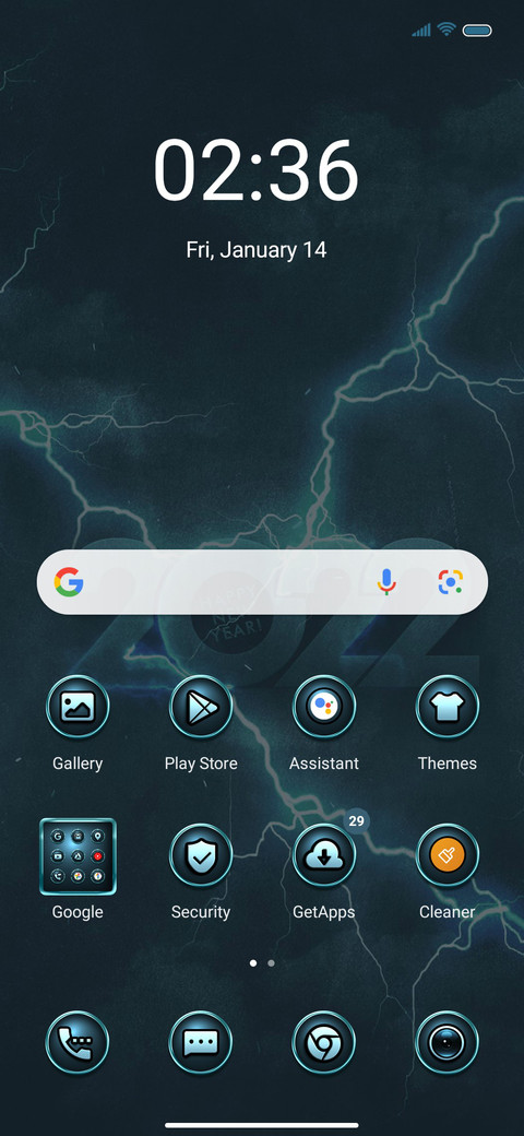 Lightning storm screenshot