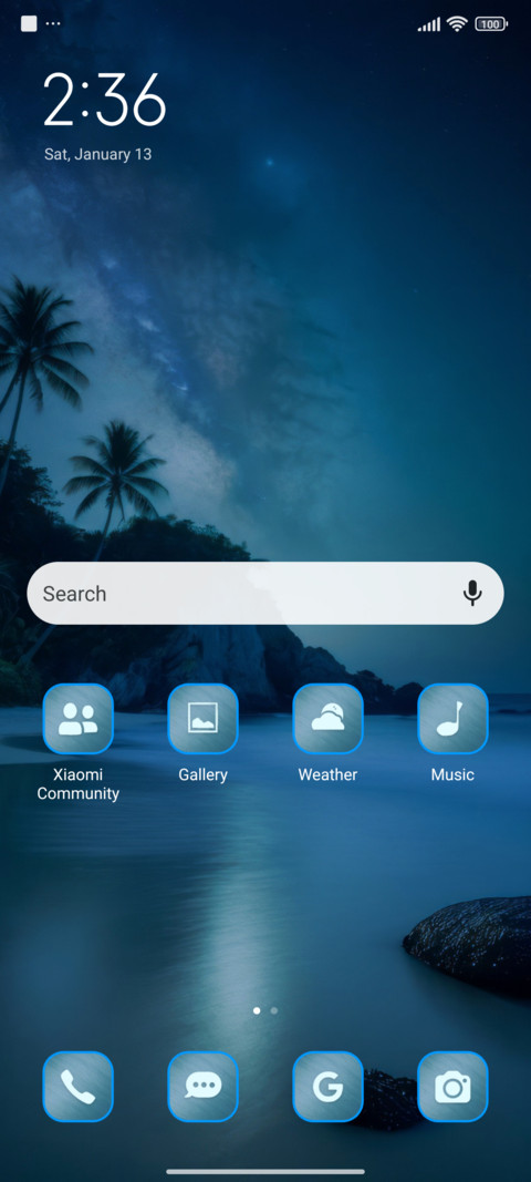 beach night screenshot