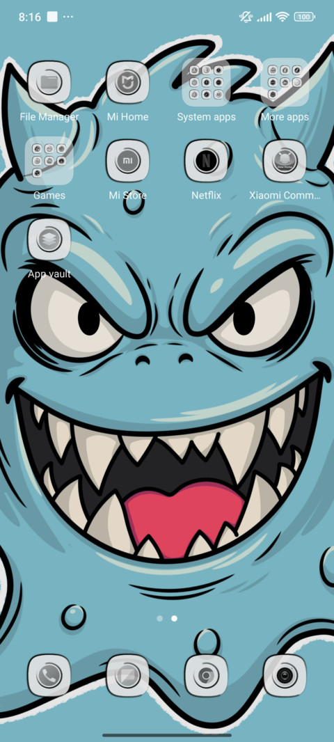 blue monster screenshot