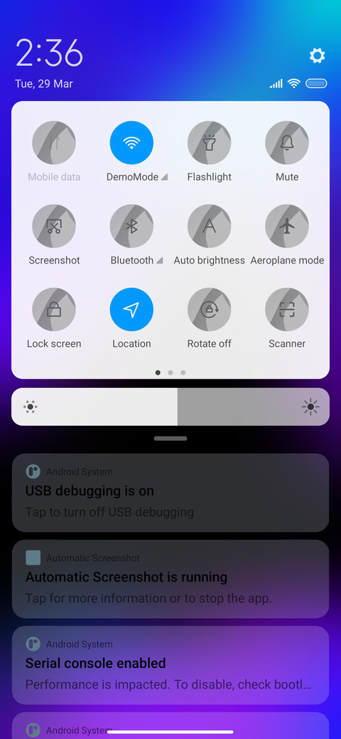 Spectrum screenshot