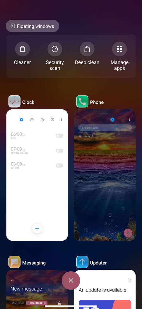 Rainbow ocean screenshot