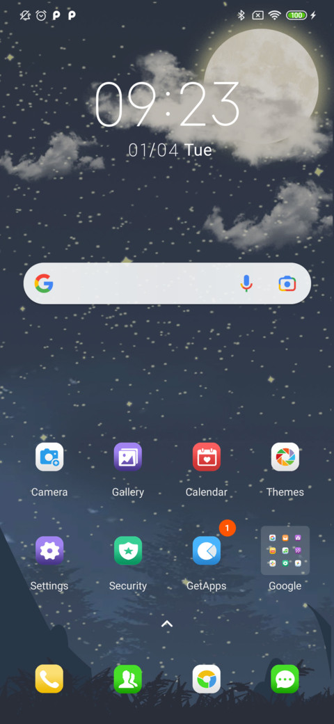 Cool starry sky screenshot