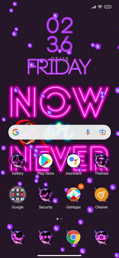 Neon Quote screenshot