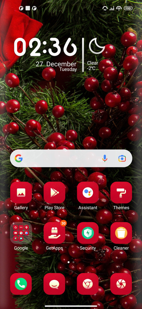Christmas screenshot