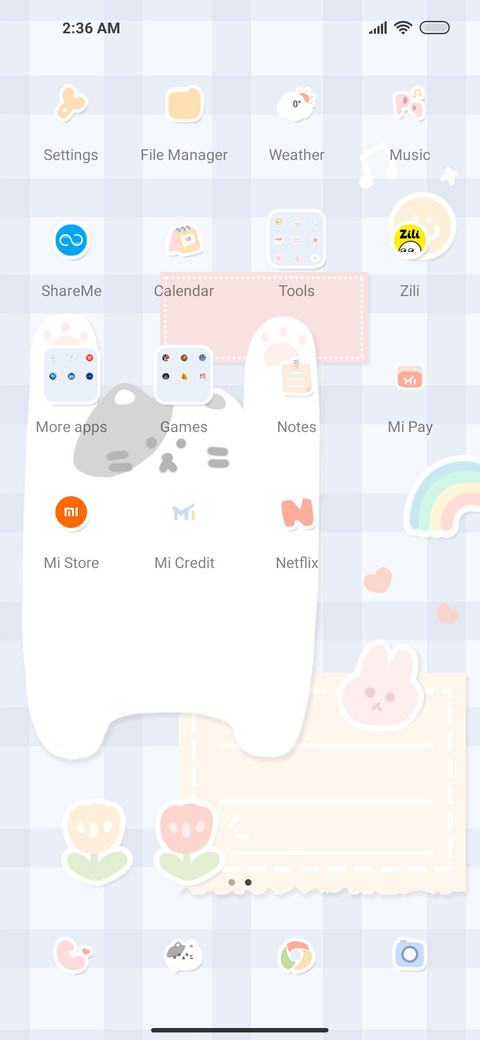 Cat Post It Notes screenshot