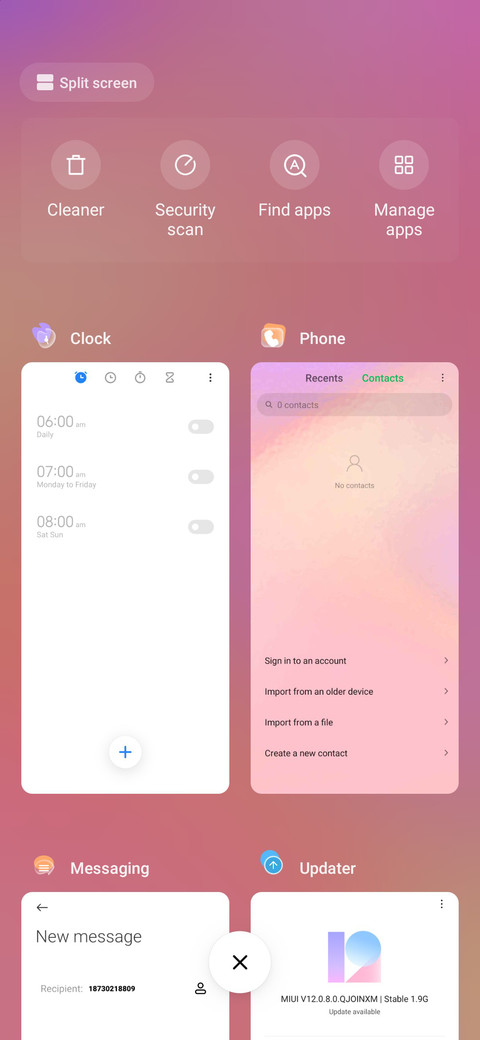Letter bubble screenshot