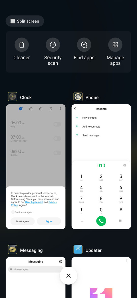 Classic clock screenshot
