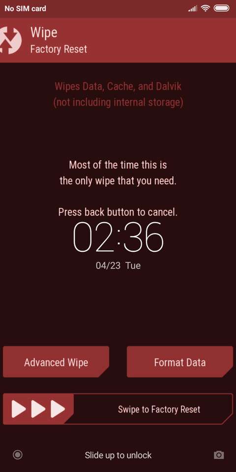 TWRP Mod Light screenshot