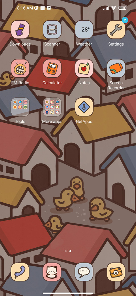 Foraging chicks screenshot