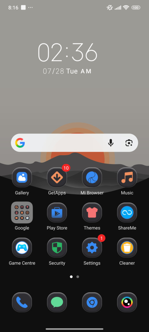 Screen Peak Dusk screenshot
