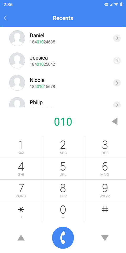 BLUE ALPHA V10 screenshot