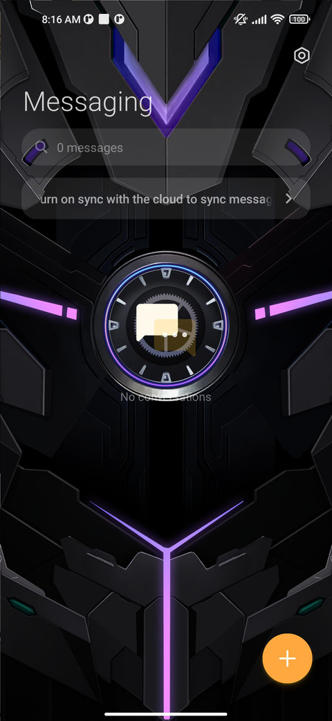 Cool black mecha screenshot