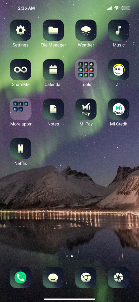 Aurora_light screenshot