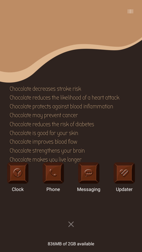 Chocolate screenshot