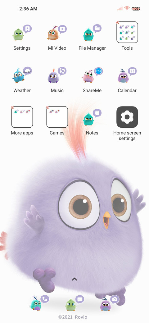 Angry Bird Dynamic screenshot