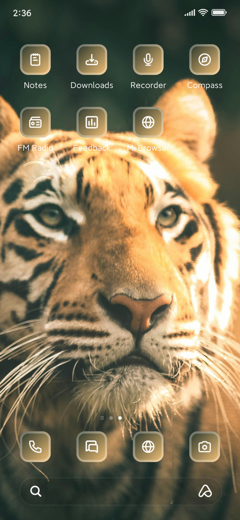 Tiger screenshot