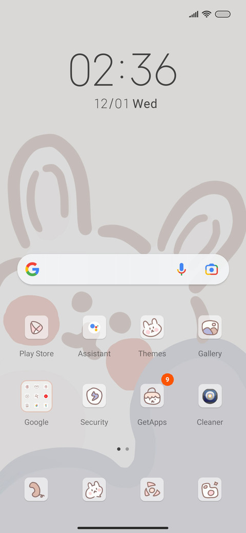 Cute bunny bear screenshot