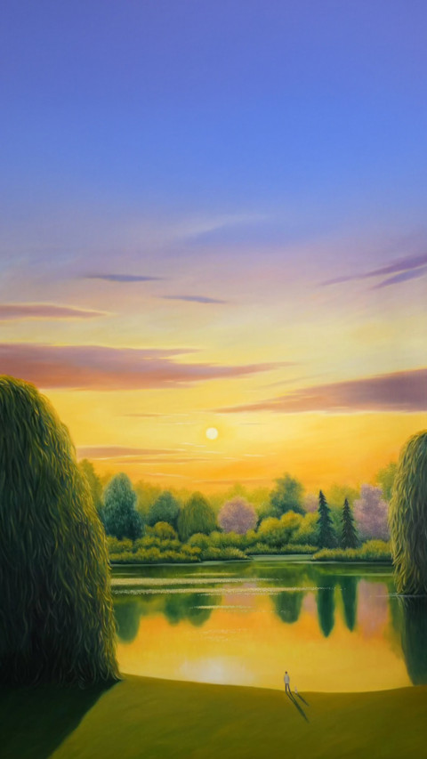 Oil painting illustration screenshot