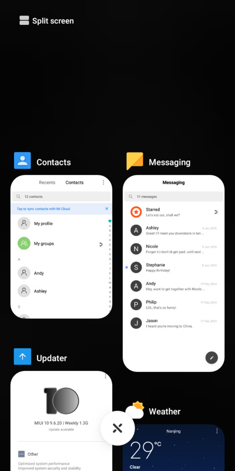 White v10 screenshot