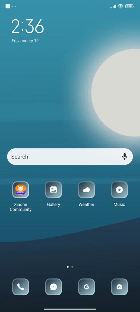 Night screenshot