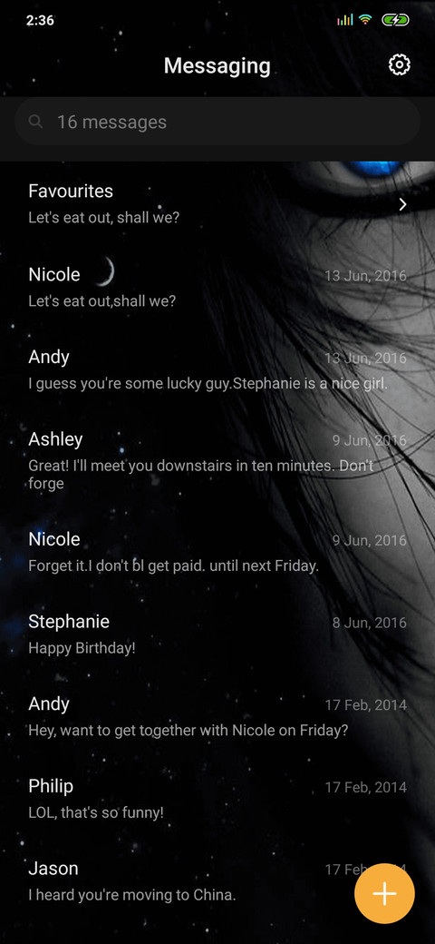 Blue Eye screenshot