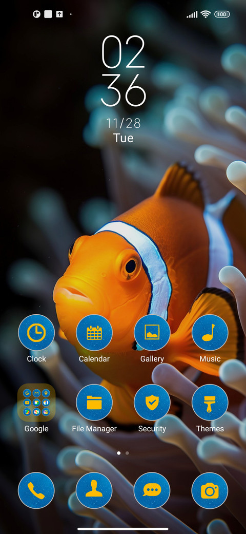 water clownfish screenshot