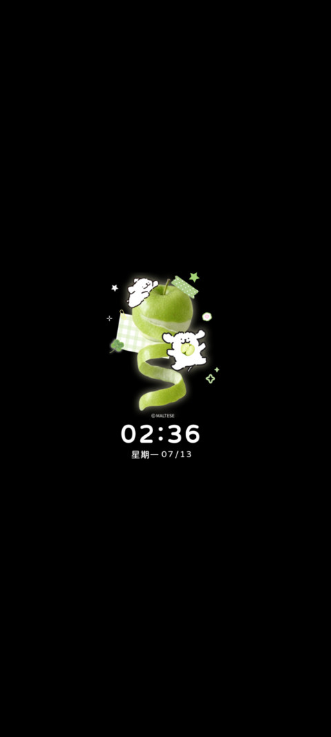 线条小狗幸运便利贴 screenshot
