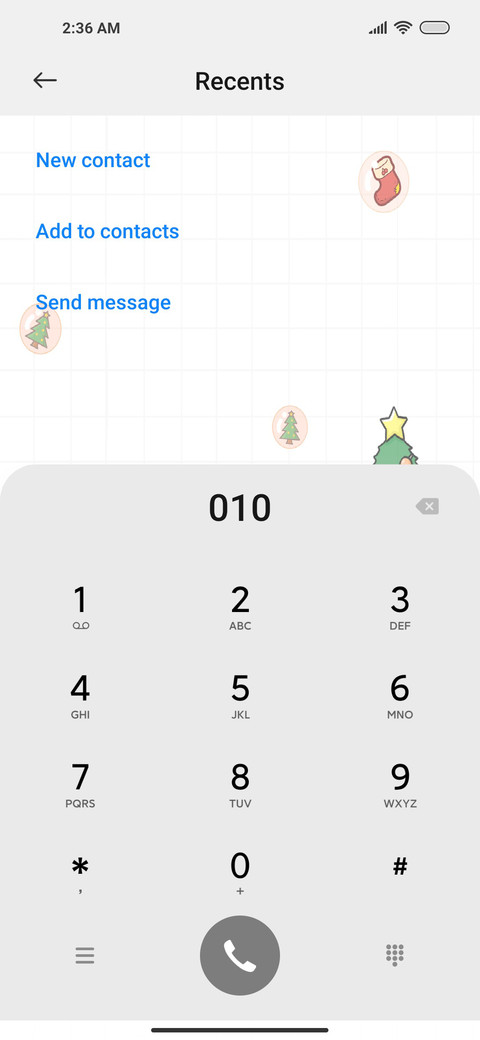 Gift delivery screenshot